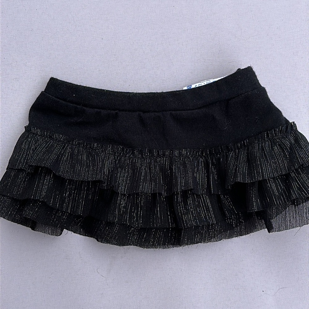 Build-a-Bear 3 piece outfit polka dot hoodie, layered black skirt, shorts 2011 - Picture 6 of 12